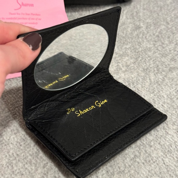 NWT Sharon Gioe black leather bag - Picture 5 of 13